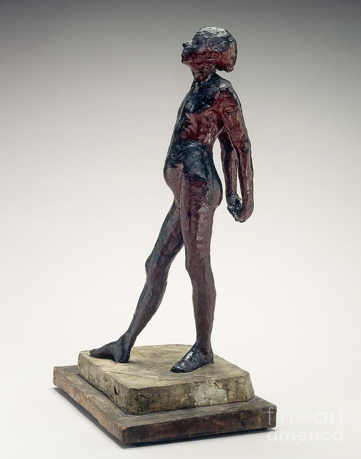 Study In The Nude Of Little Dancer Aged Fourteen (nude Little Dancer) C.1878-1881 (red Wax And Plastiline) Photograph by Edgar Degas