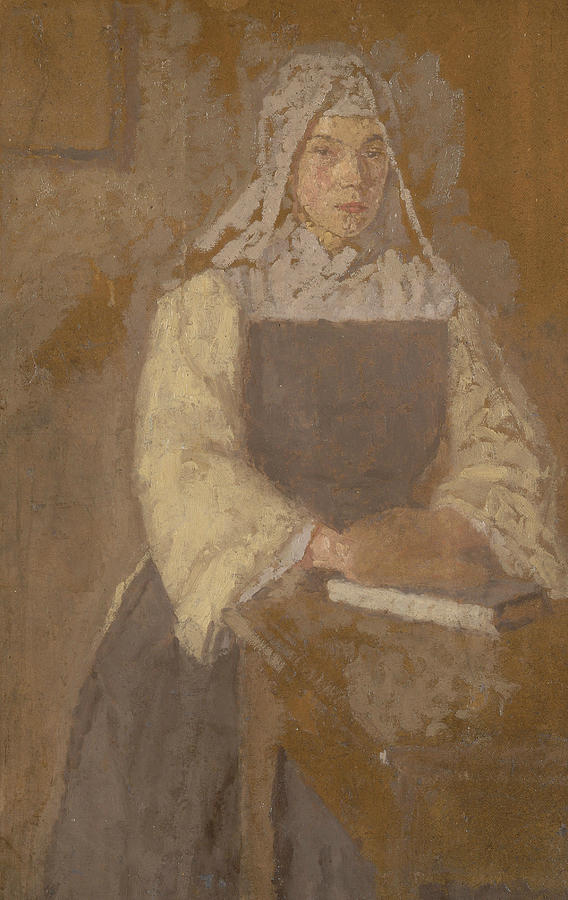 Study of a Nun Painting by Gwen John