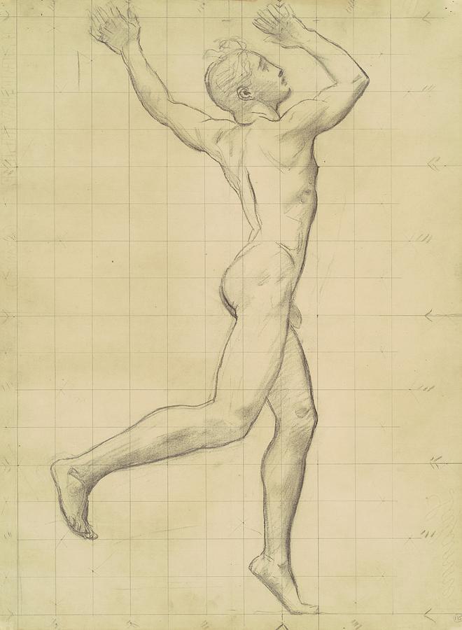 Study Of Apollo For apollo And Daphne Drawing by John Singer Sargent Study Of Apollo For apollo And Daphne Drawing by John Singer Sargent