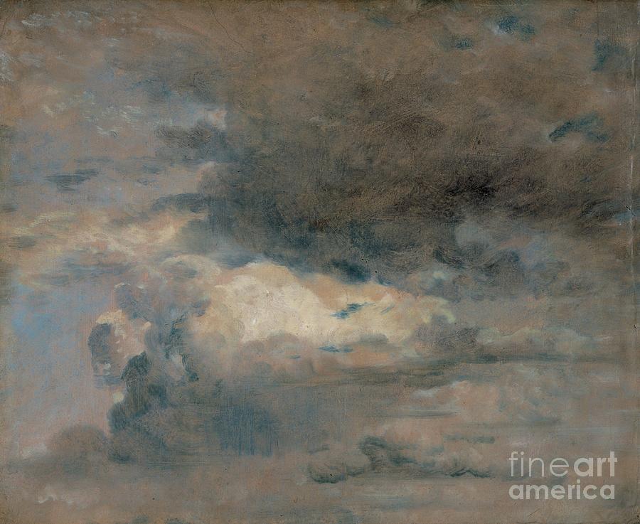Study Of Clouds - Evening, August 31st, 1822 Painting by John Constable