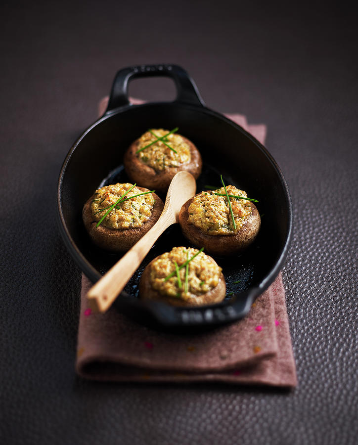 Stuffed Mushrooms Photograph by Fnot