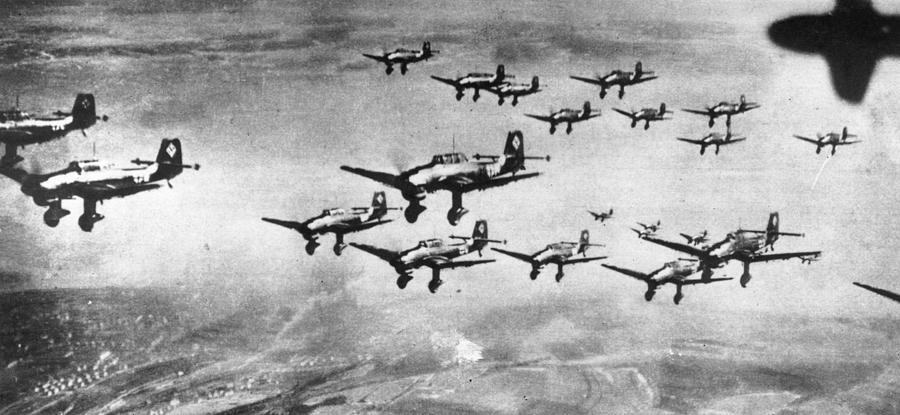 Stukas In Formation by Keystone