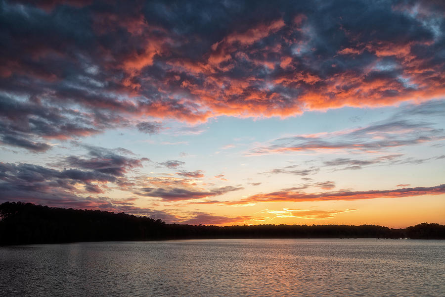 Stumpy Lake Sunset Photograph by Russell Pugh