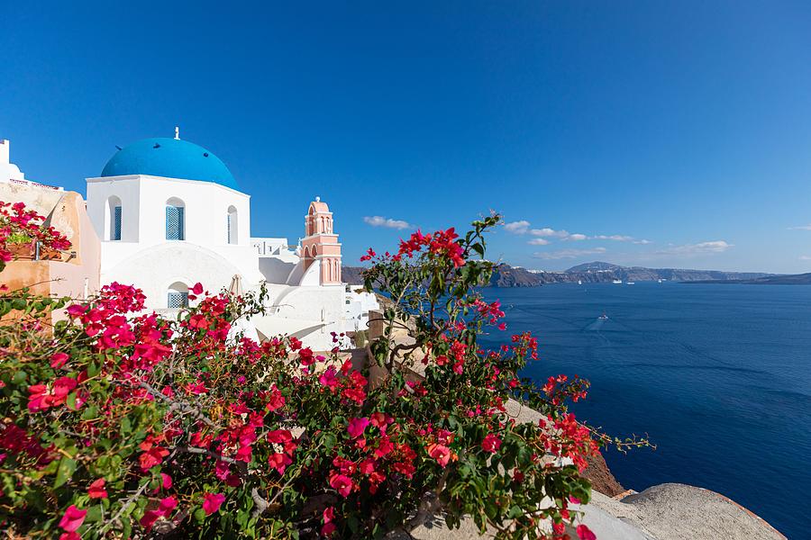 Greek Photograph - Stunning Summer Holiday Destination by Levente Bodo