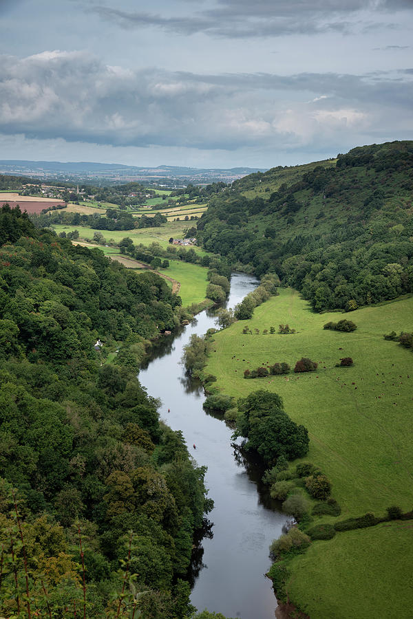 Stunning Summer landscape of view from Symonds Yat over River Wy ...