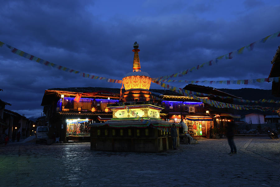Stupa In Shangrila Old Town Photograph by Photograph By Praphat Rattanayanon