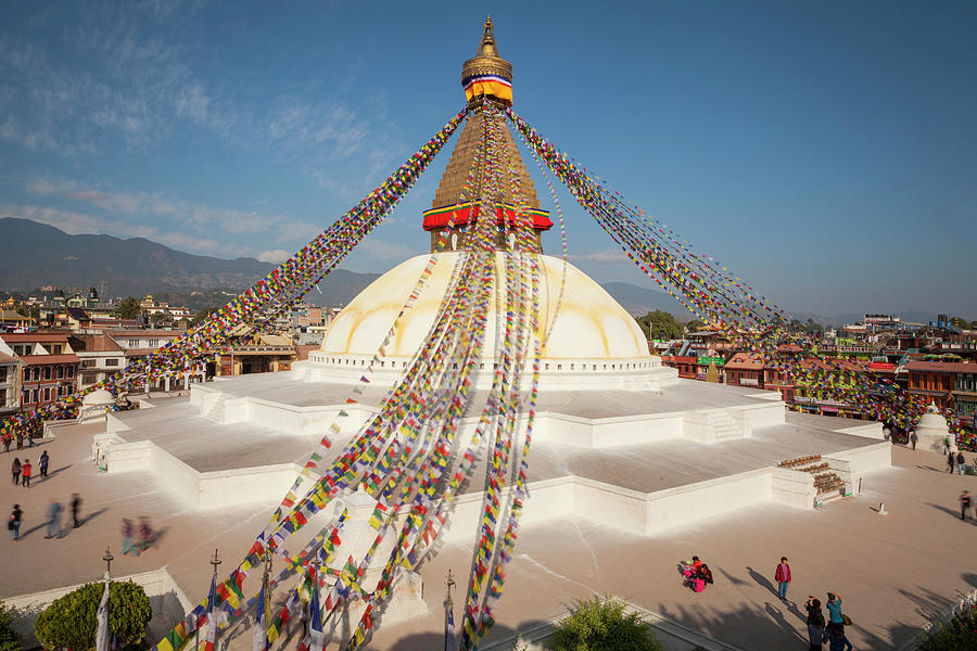 Stupa, Kathmandu, Nepal Digital Art by Tim Draper | Fine Art America