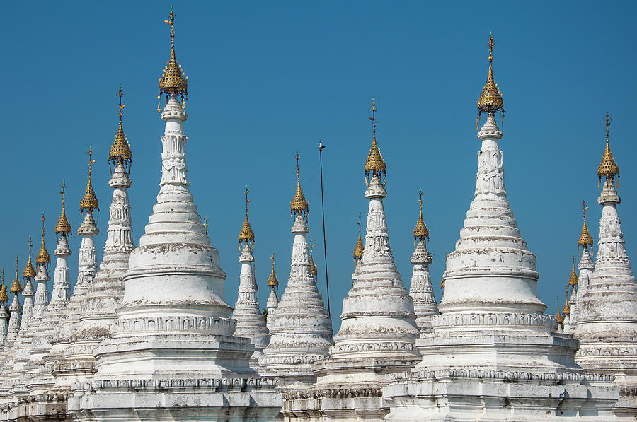 Stupas At Sandamuni Pagoda Photograph by Thant Zaw Wai