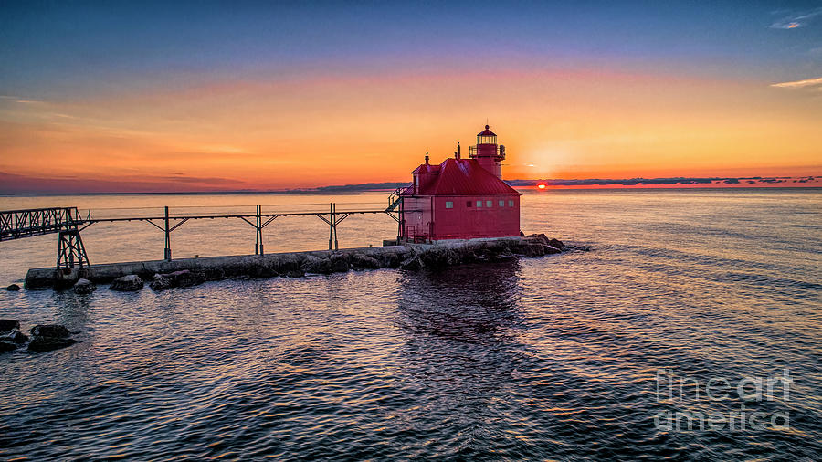 Sturgeon Bay sunrise Photograph by Randy Kostichka | Fine Art America