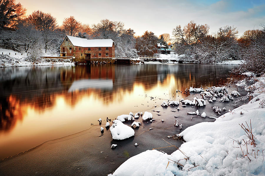 Winter Photograph - Sturminster Newton by Rob Cherry