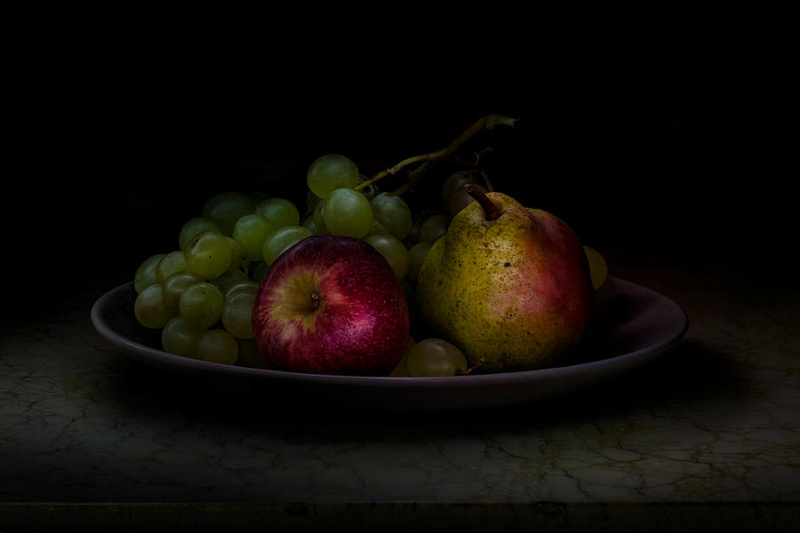 Still Life Photograph - Style Life With Fruits by Christian Marcel