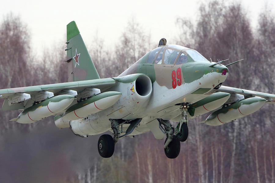 Su-25ub Attack Airplane Of The Russian Photograph By Artyom Anikeev ...