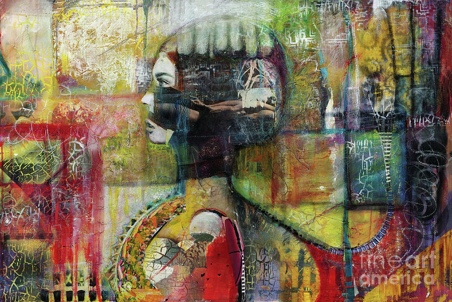 Subject Matters Mixed Media by Val Zee McCune