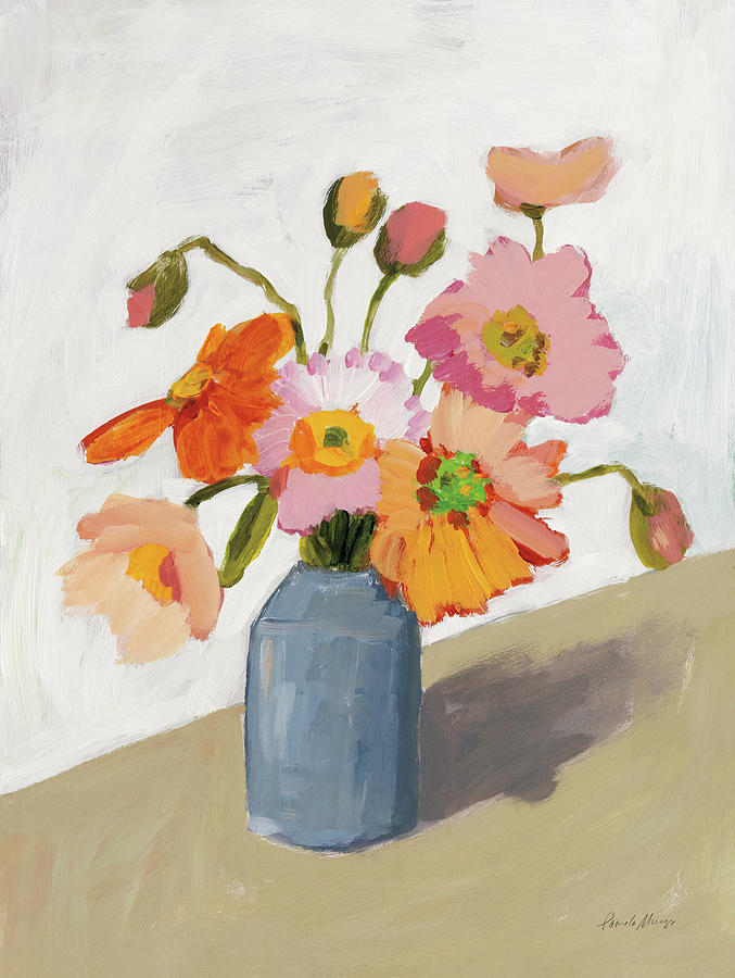 Flower Painting - Subtle Bouquet by Pamela Munger