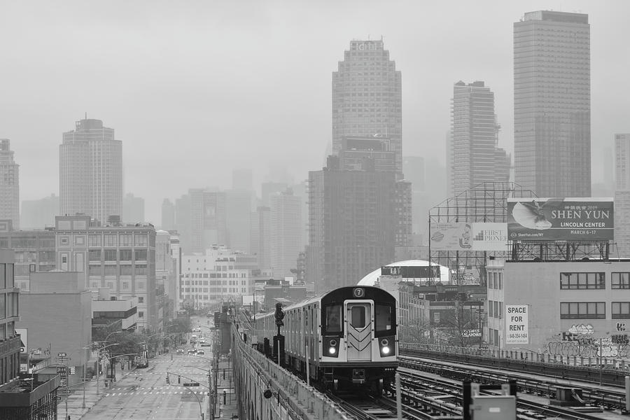 Black And White Photograph - Subway and the Street by Kurt Von Dietsch