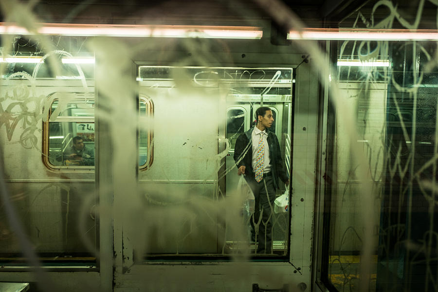 Subway Man Photograph by Martin Johansson