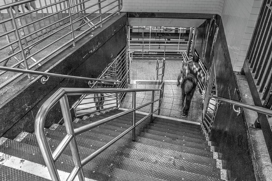 Subway Stairs Photograph by Robert Goldwitz - Fine Art America