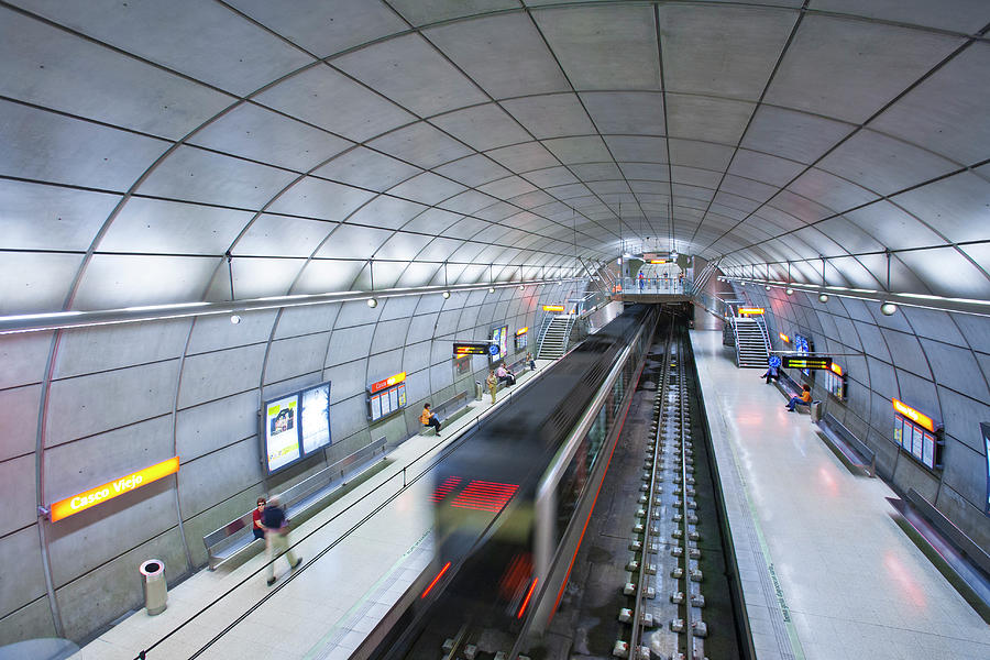 Subway, Underground Of Bilbao Photograph by Gonzalo Azumendi