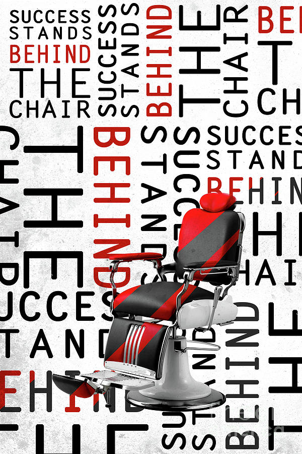 Success Stands Behind The Chair Digital Art
