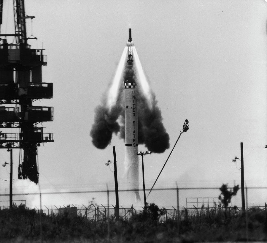 Successful Launch Of Mercury Photograph by Ralph Morse