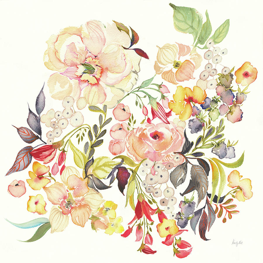 Flower Painting - Succulent Desert I by Kristy Rice