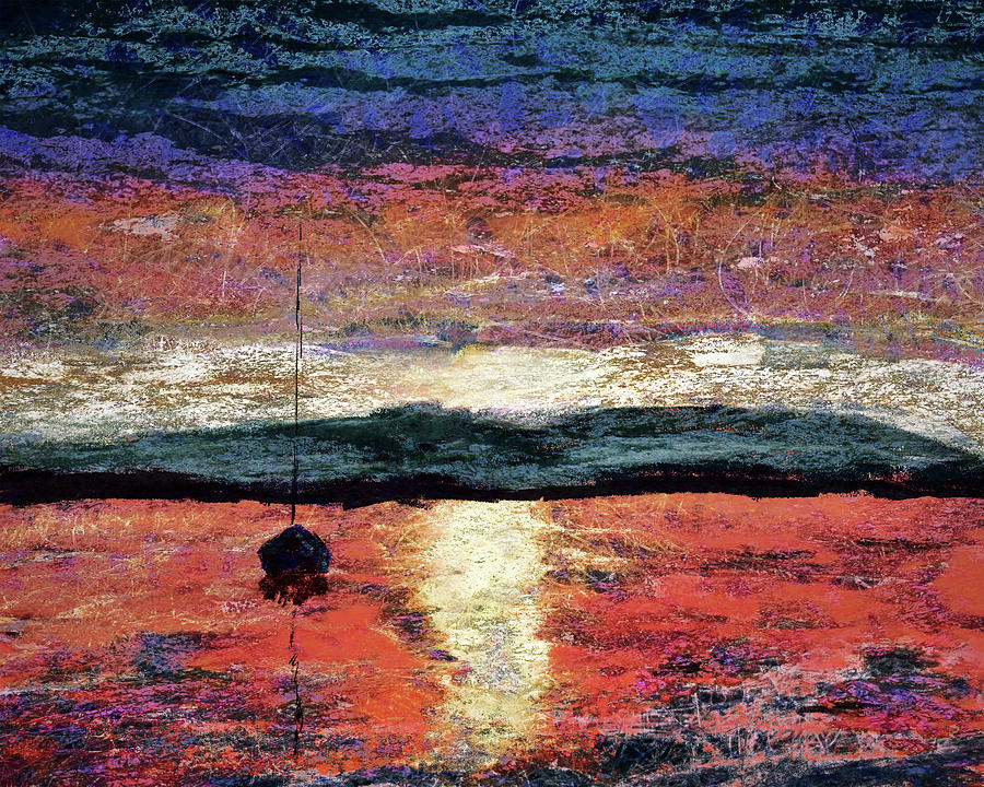 Sunset Digital Art - Sucia Island Sunset by Ken Taylor