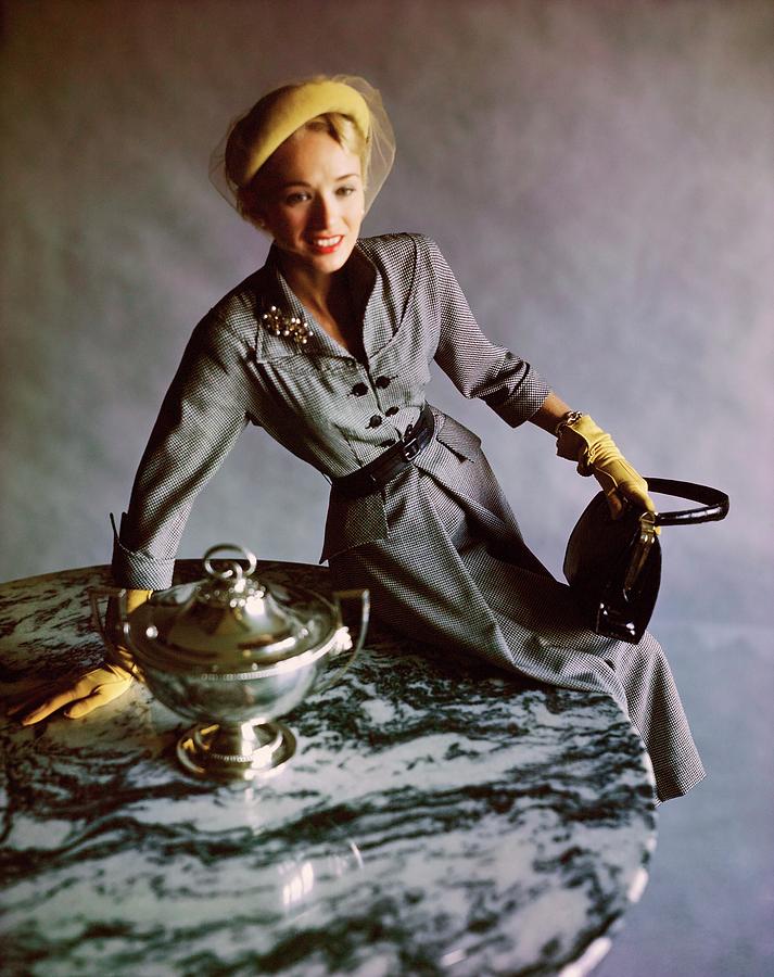 Sue Jenks In Sheila Lynn Photograph by Horst P. Horst
