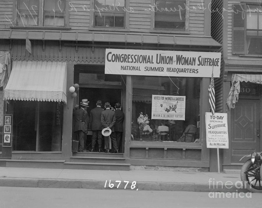 Suffrage Headquarters Photograph By Bettmann Fine Art America