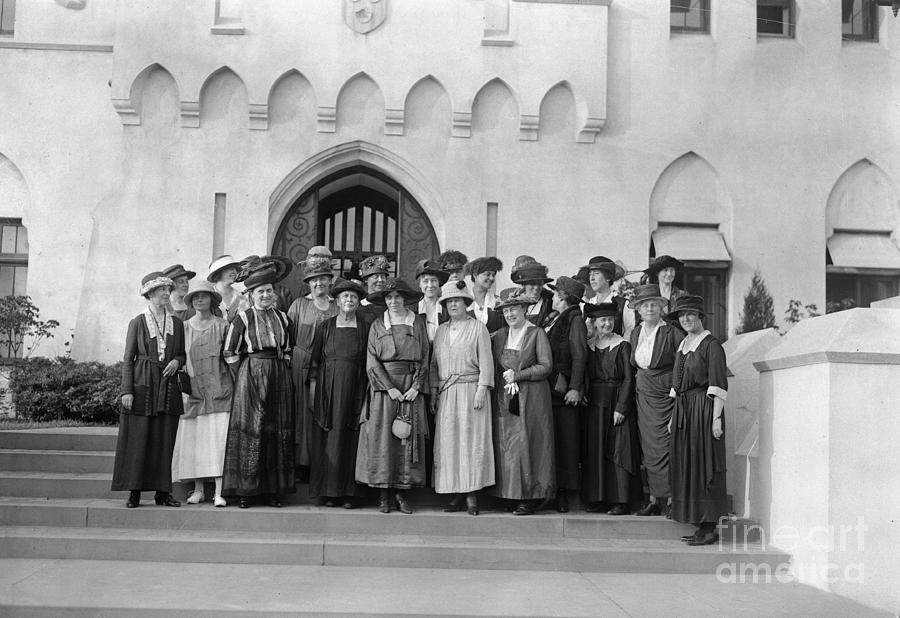 Suffrage Leaders At Conference Photograph by Bettmann