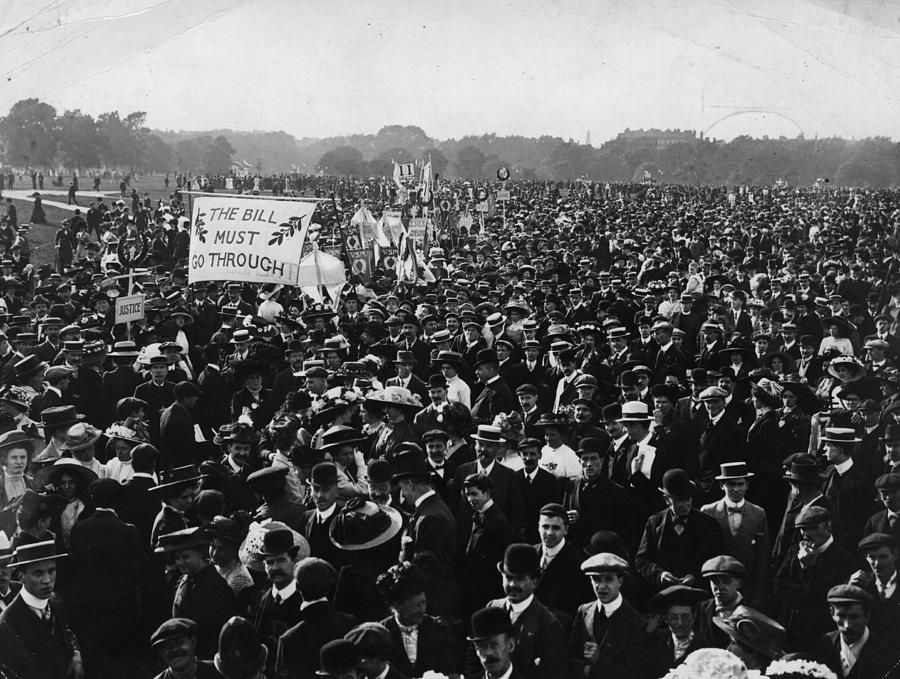 Suffrage Protest Photograph by Hulton Archive