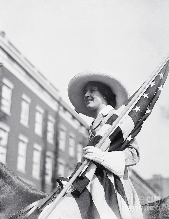 Suffragette Inez Milholland In Suffrage Photograph By Bettmann Fine