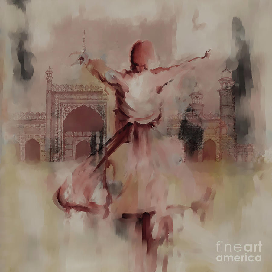 Sufi dhamal art  Painting by Gull G