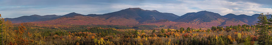 Sugar Hill Autumn Panorama Photograph by White Mountain Images