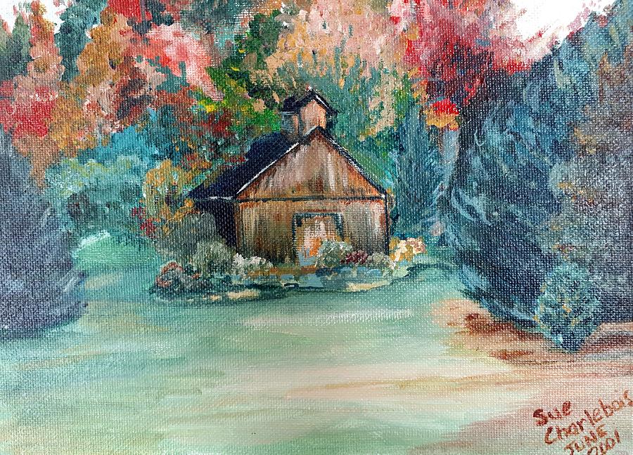 Sugar shack in fall Painting by Suzanne Charlebois - Fine Art America