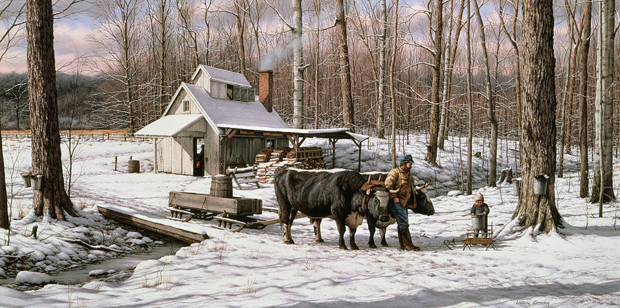 Sugar Shack Painting by William Breedon