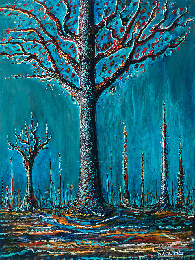 Sugar Tree Painting by Yom Tov Blumenthal