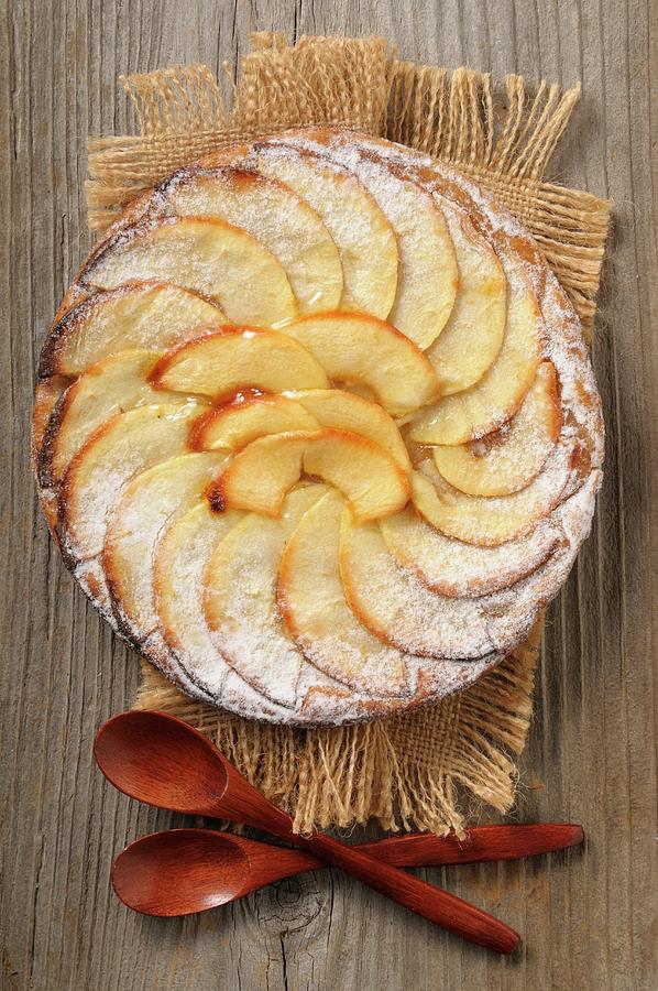 Sugared Apple Tart With Honey Photograph by Jean-christophe Riou