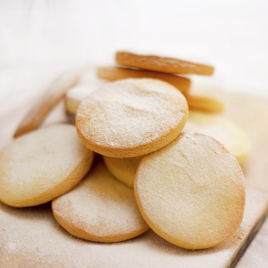 Sugared Shortbread Biscuits Photograph By Reavell William Fine Art America