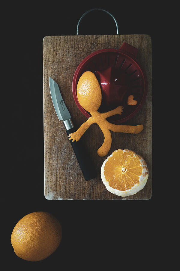 Suicidal Orange Photograph by Agapie Ionut Adrian