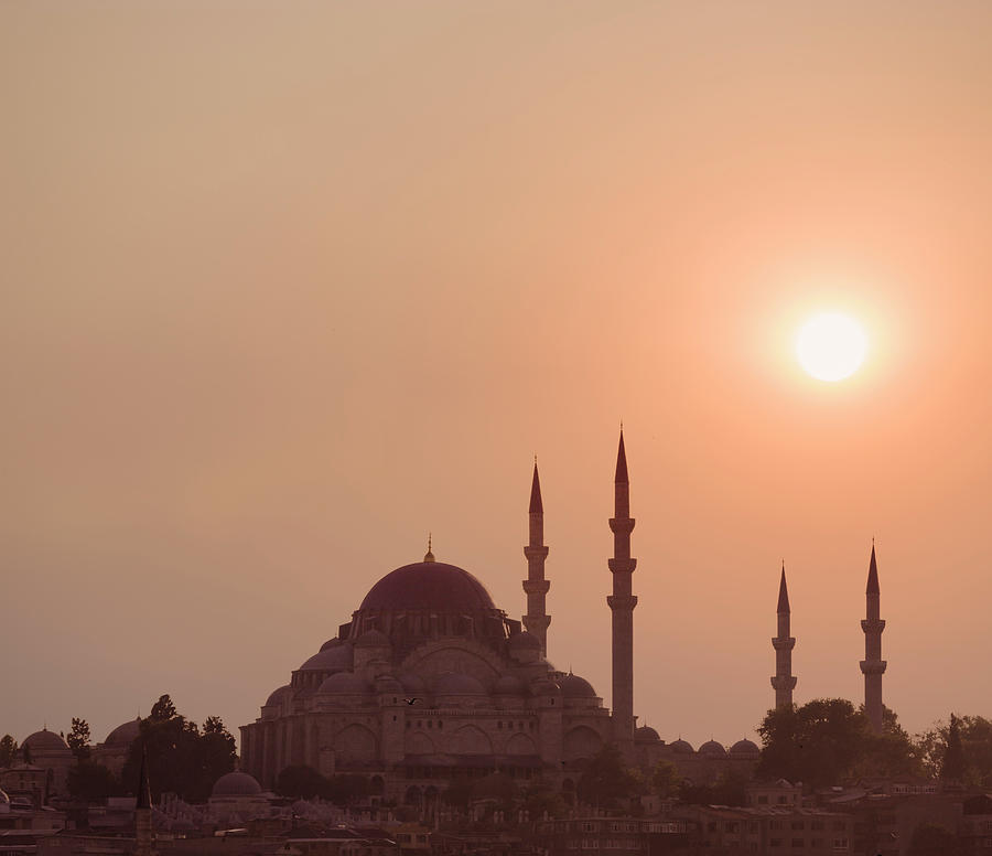 Architecture Photograph - Suleymaniye Mosque, Istanbul, Turkey by David Madison