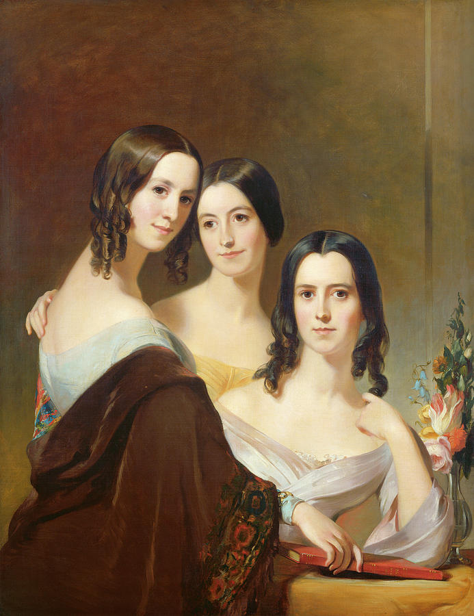 The Coleman Sisters, 1844 Painting by Thomas Sully - Fine Art America