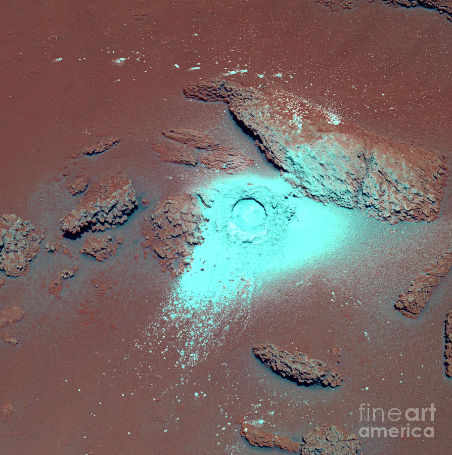 Sulphur-rich Rocks On Mars Photograph by Nasa/science Photo Library