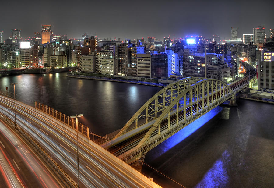 Sumida River, Tokyo Photograph by Chris Jongkind