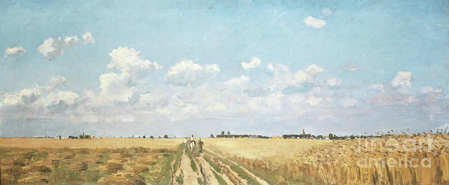 Summer, 1872 By Camille Pissarro Painting by Camille Pissarro