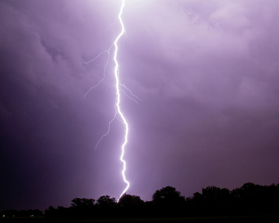 Summer 2019 Lightning Photograph by Chad Rowe - Fine Art America