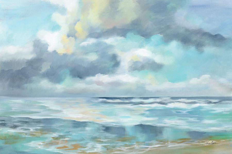 Summer Clouds Painting by Silvia Vassileva Summer Clouds Painting by Silvia Vassileva