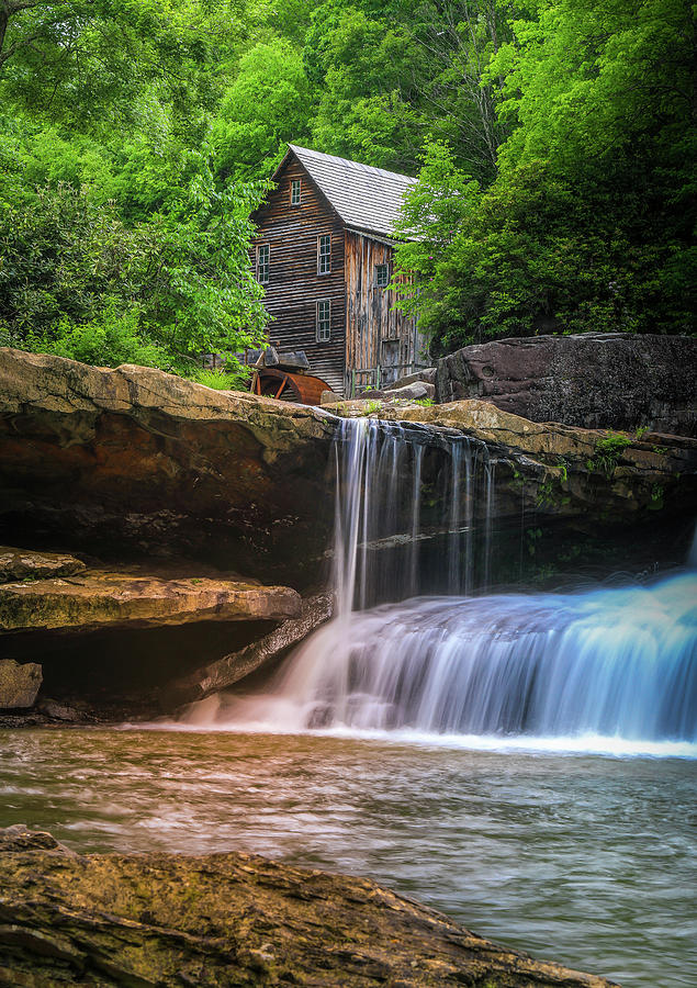 Summer Colors At Glade Creek Grist Mill by Dan Sproul Summer Colors At Glade Creek Grist Mill by Dan Sproul