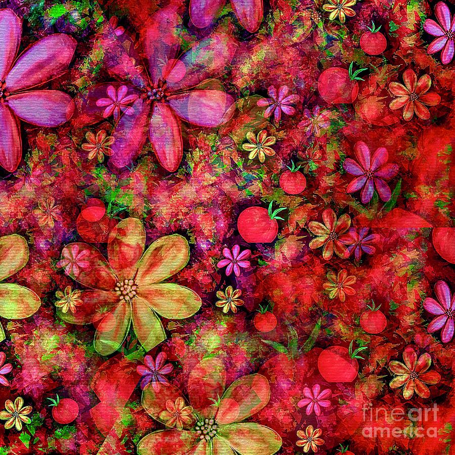 Summer Companions Abstract Digital Art by Lauries Intuitive