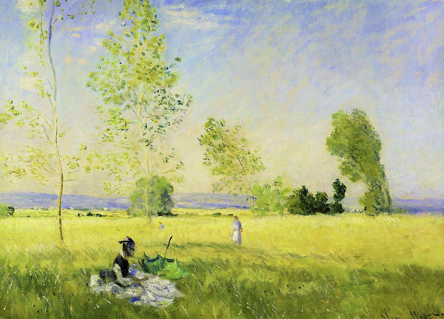 Summer - Digital Remastered Edition Painting by Claude Monet