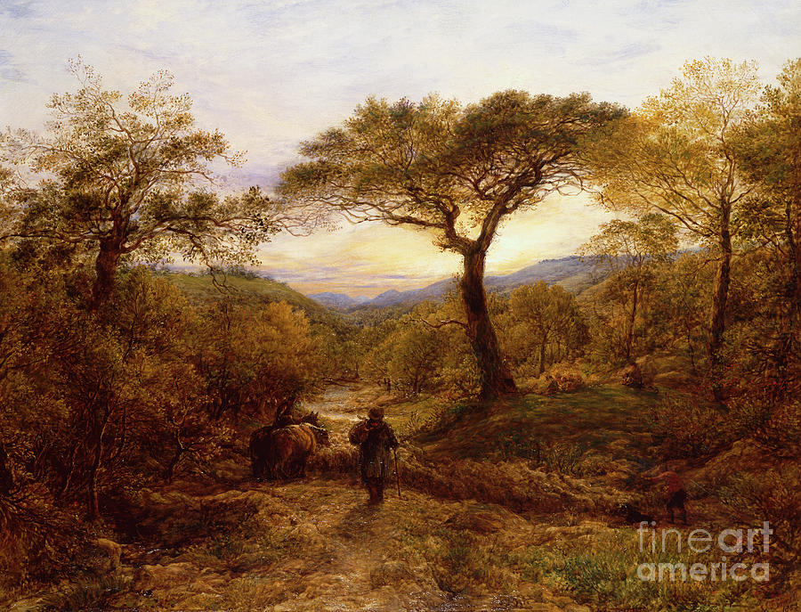 Summer Evening, 1853 Painting by John Linnell
